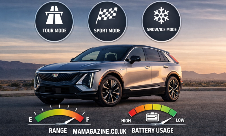 Do the Driving Modes in Cadillac Lyriq Offer Different Ranges or Battery Usages